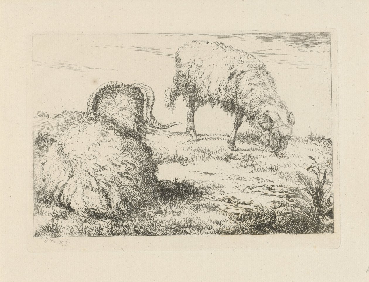 To værer på enga Sauer og geiter (serietittel) av Pieter Gerardus van Os