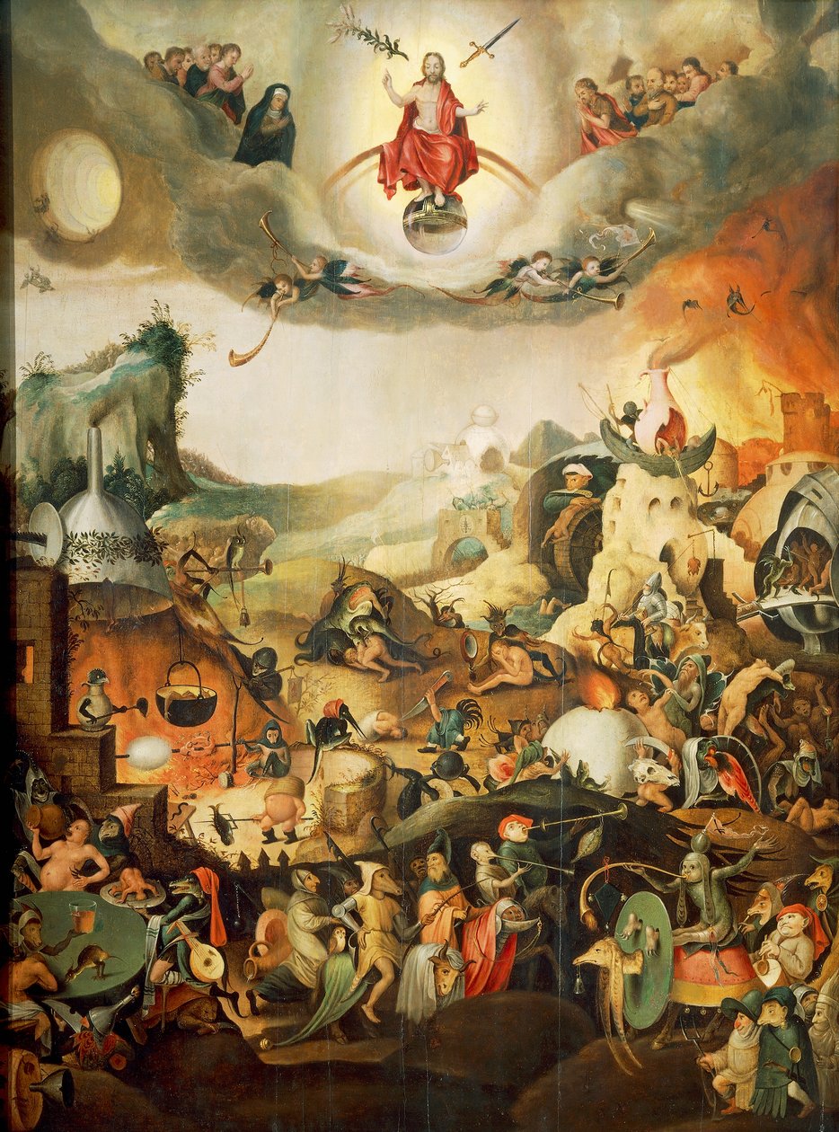 Last Judgment, ca 1554, av Pieter Huys (ca 1520-1581) av Pieter Huys