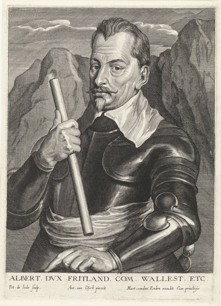 Albrecht av Wallenstein 1583-1634, ca. 1630 av Pieter I Jode de