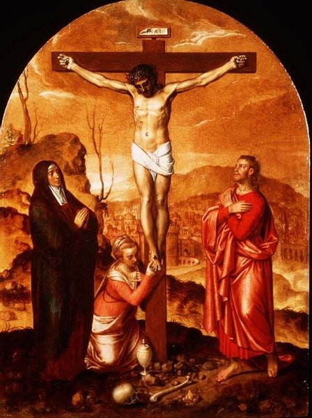 Korsfestelse av Pieter Jansz. Pourbus