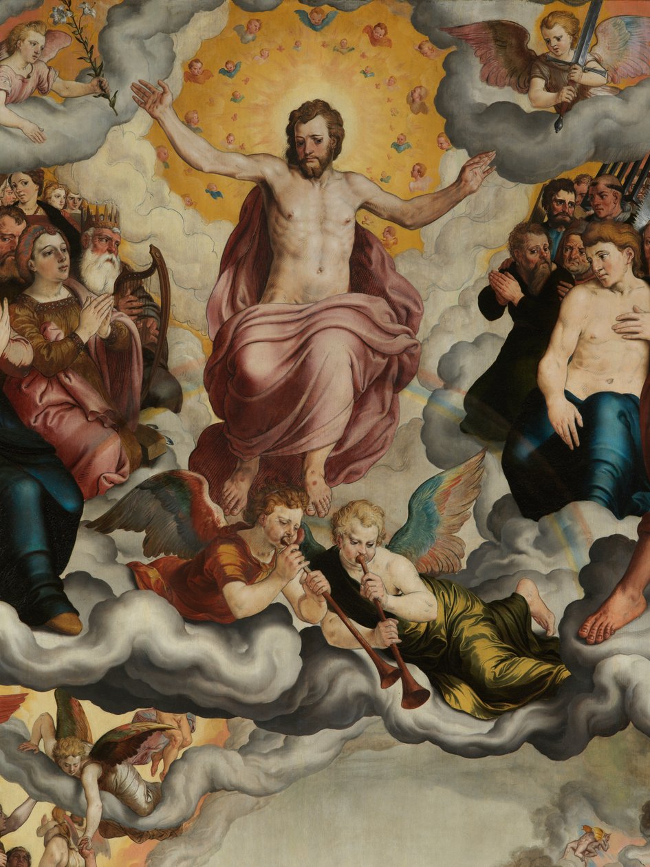 Detalj av den siste dommen av Pieter Jansz. Pourbus