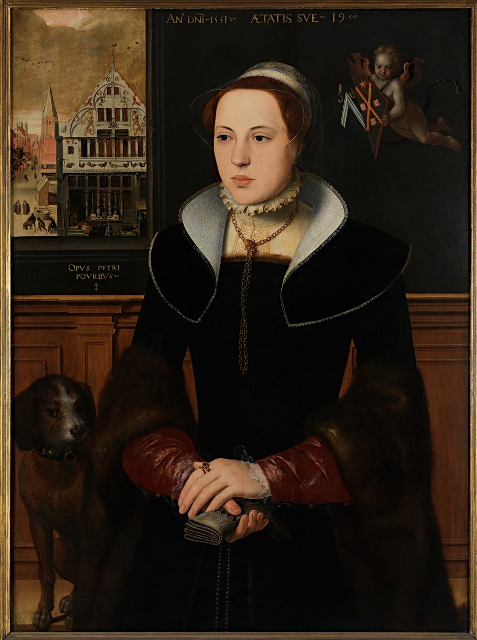 Portrett av Jacquemyne Buuck av Pieter Jansz. Pourbus