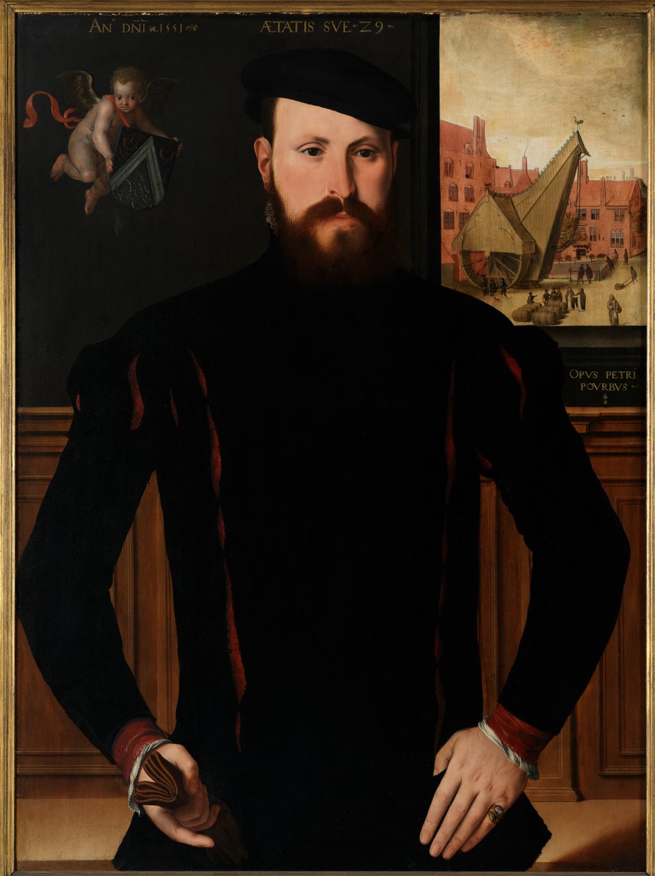 Portrett av Jan van Eyewerve av Pieter Jansz. Pourbus