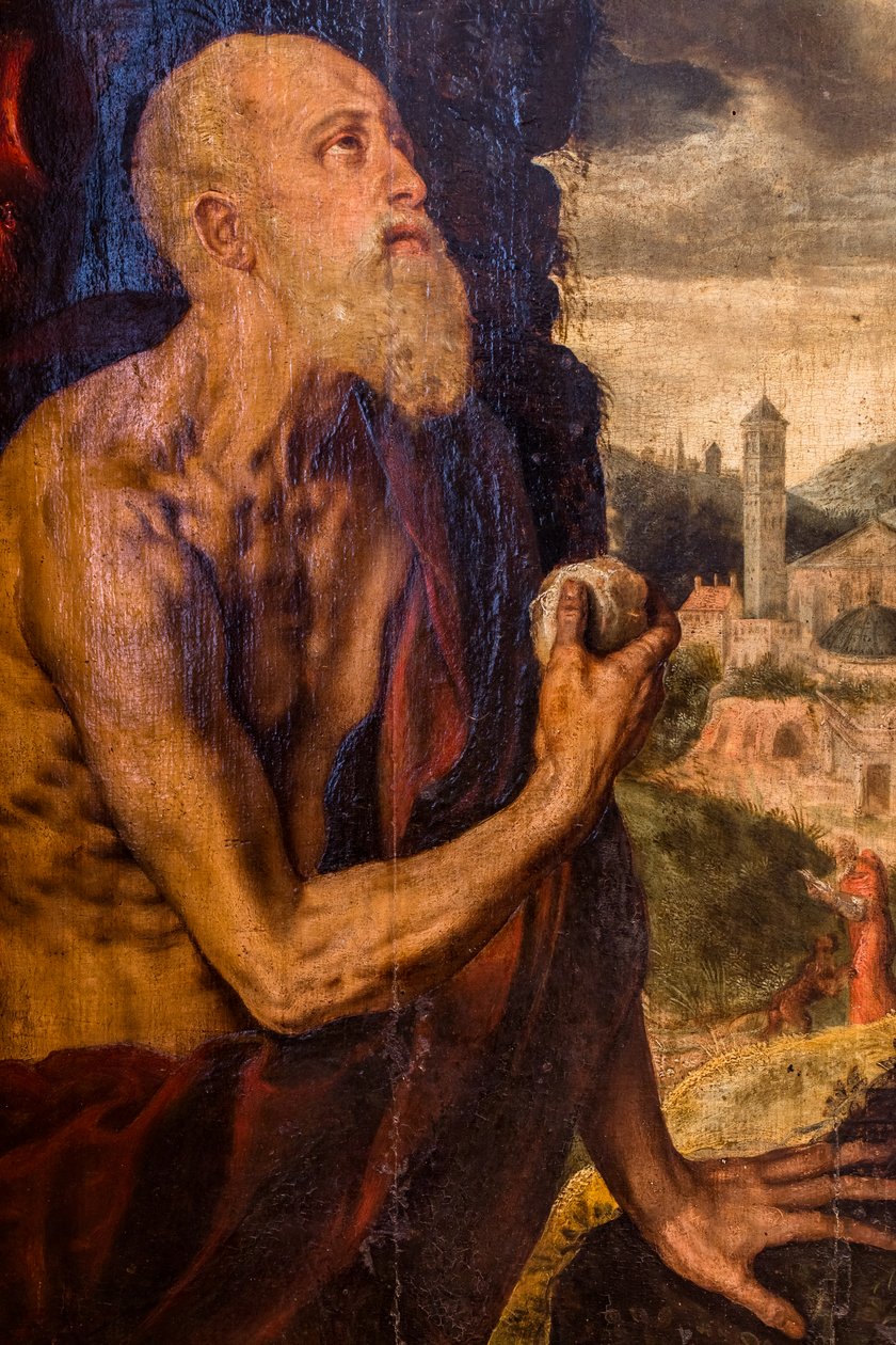 Den hellige Hieronymus den botferdige av Pieter Jansz. Pourbus