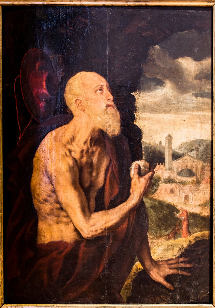 Den hellige Hieronymus den botferdige av Pieter Jansz. Pourbus
