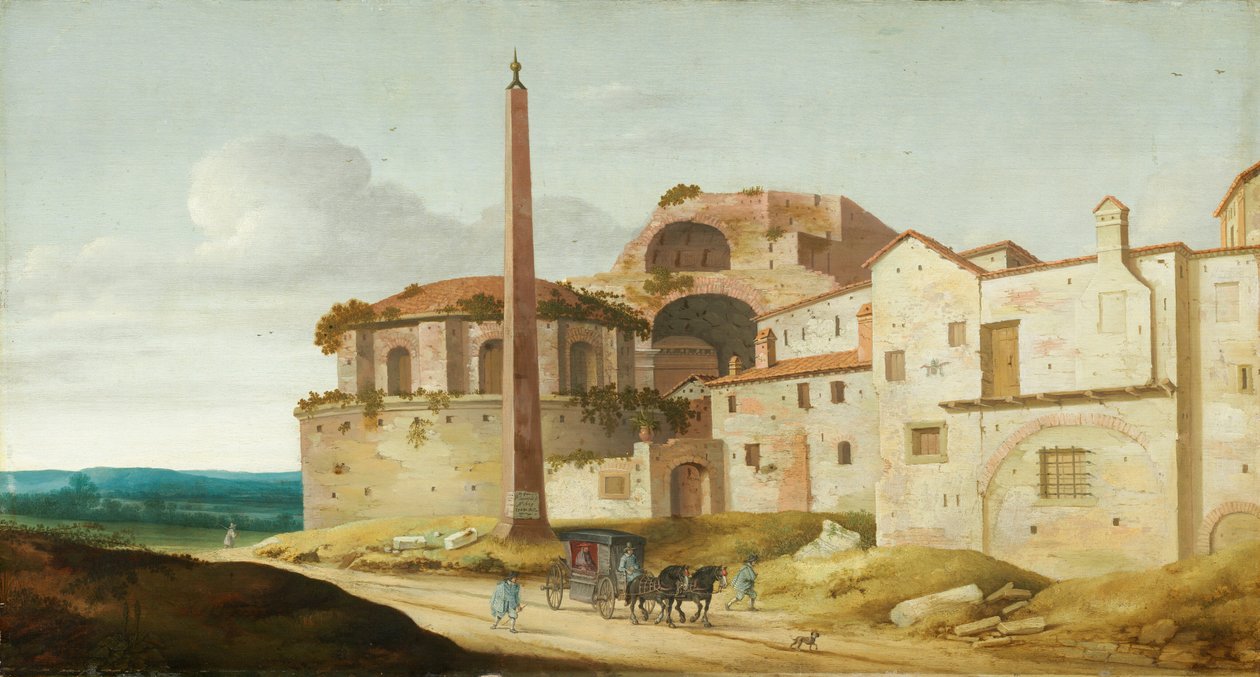 Santa Maria della Febbre-kirken, Roma av Pieter Jansz Saenredam