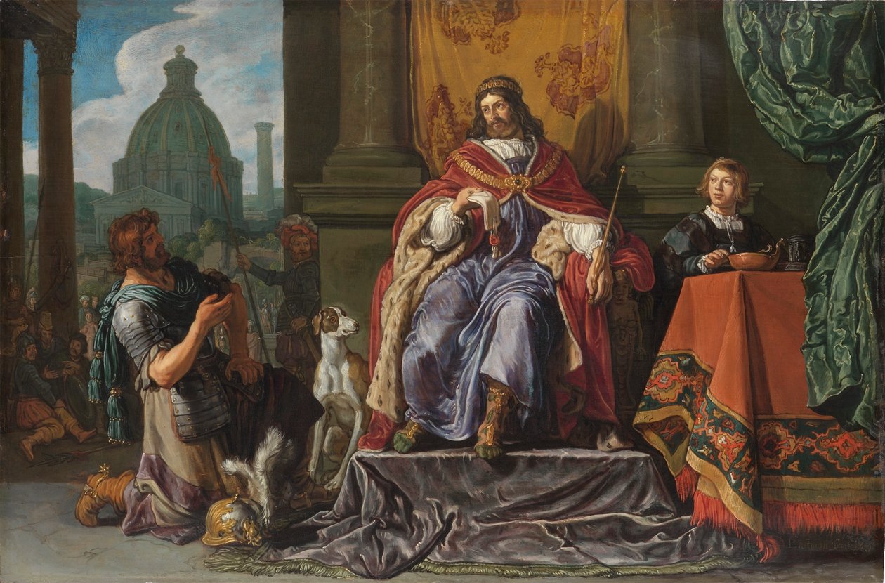 David gir Uria et brev til Joab av Pieter Lastman