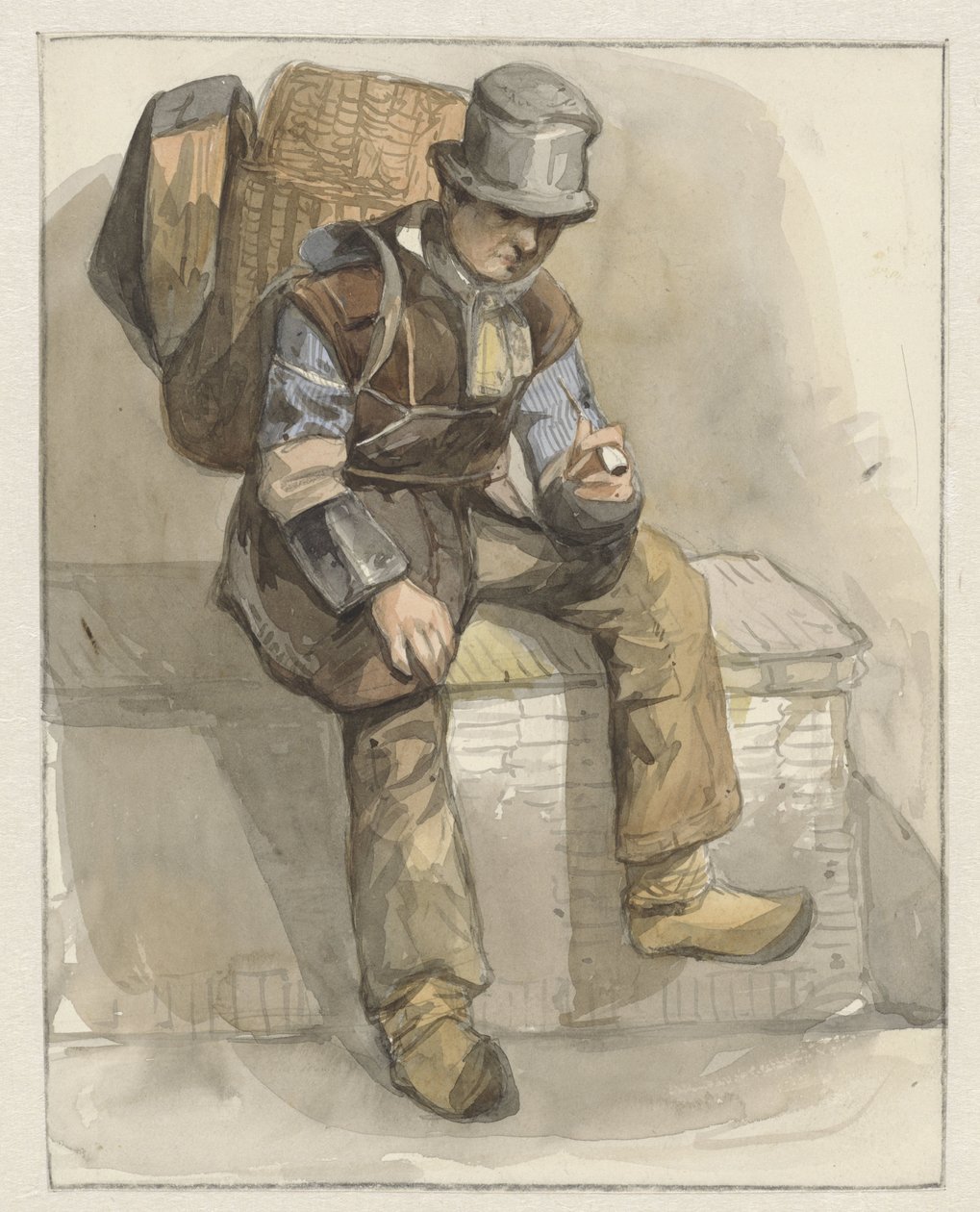 Sittende løper av Pieter Marinus van de Laar (attributed to)
