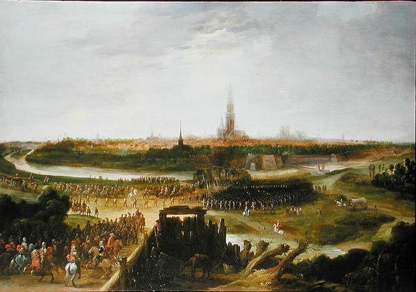 Kardinal Infantes inntreden i Spania (olje på panel) av Pieter Meulener