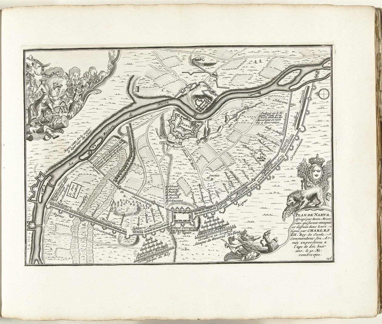 Beleiringen av Narva i 1700, 1702-1703 av Pieter Mortier