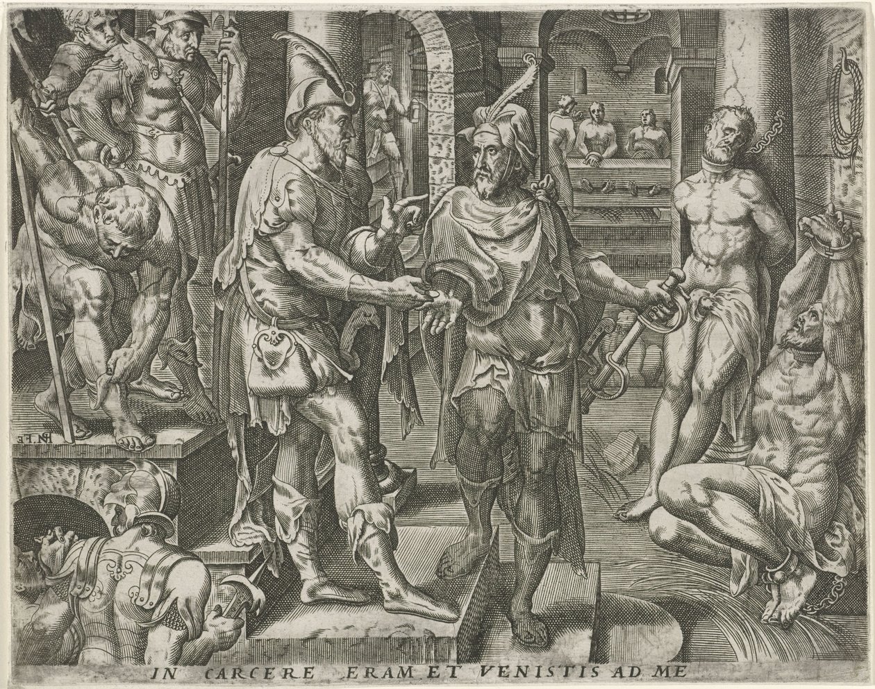 Visiting the Prisoners Works of Mercy (serietittel) av Pieter Nagel