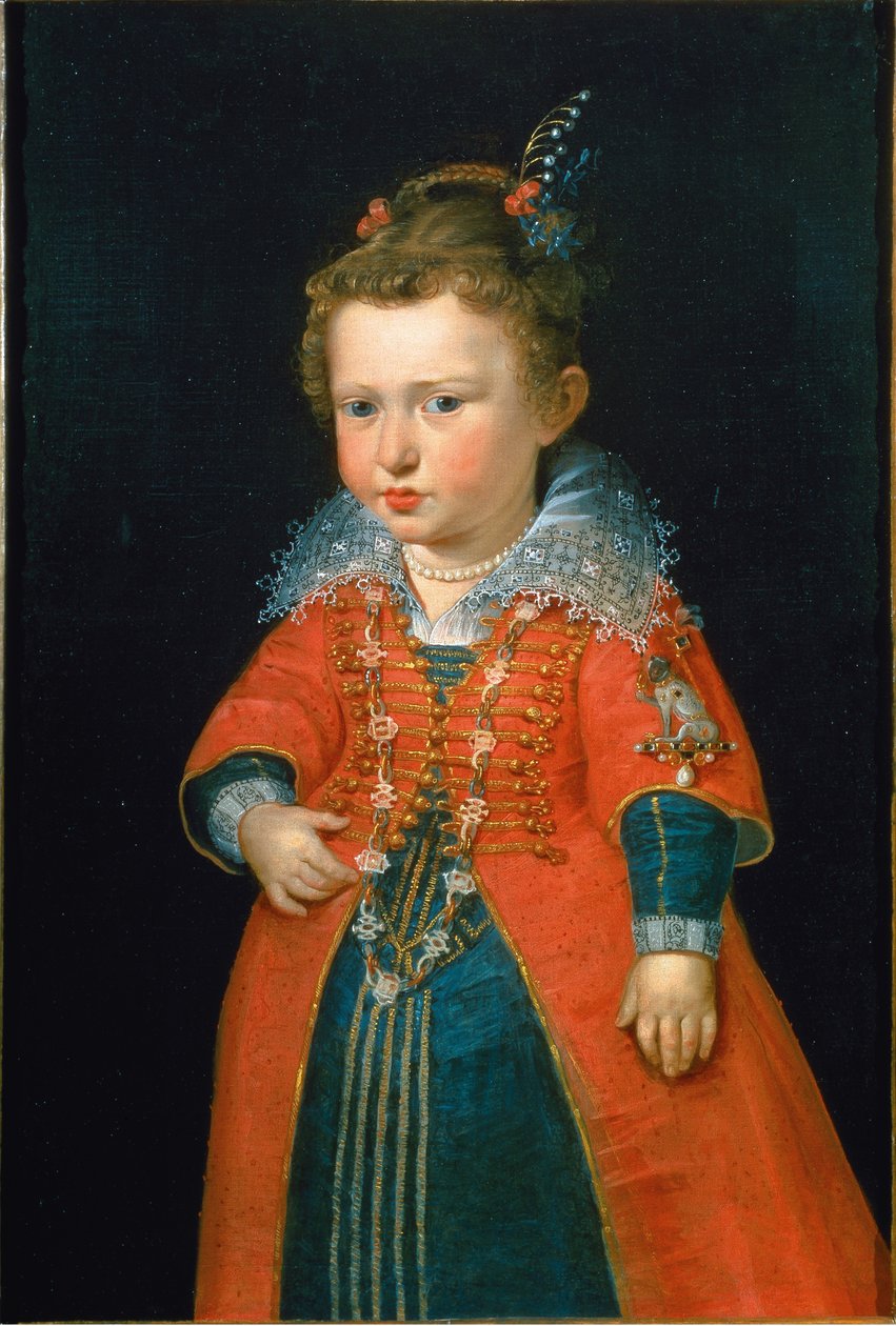 Eleonora Gonzaga 1598-1655 i en alder av to, ca. 1600. av Pieter Paul Rubens