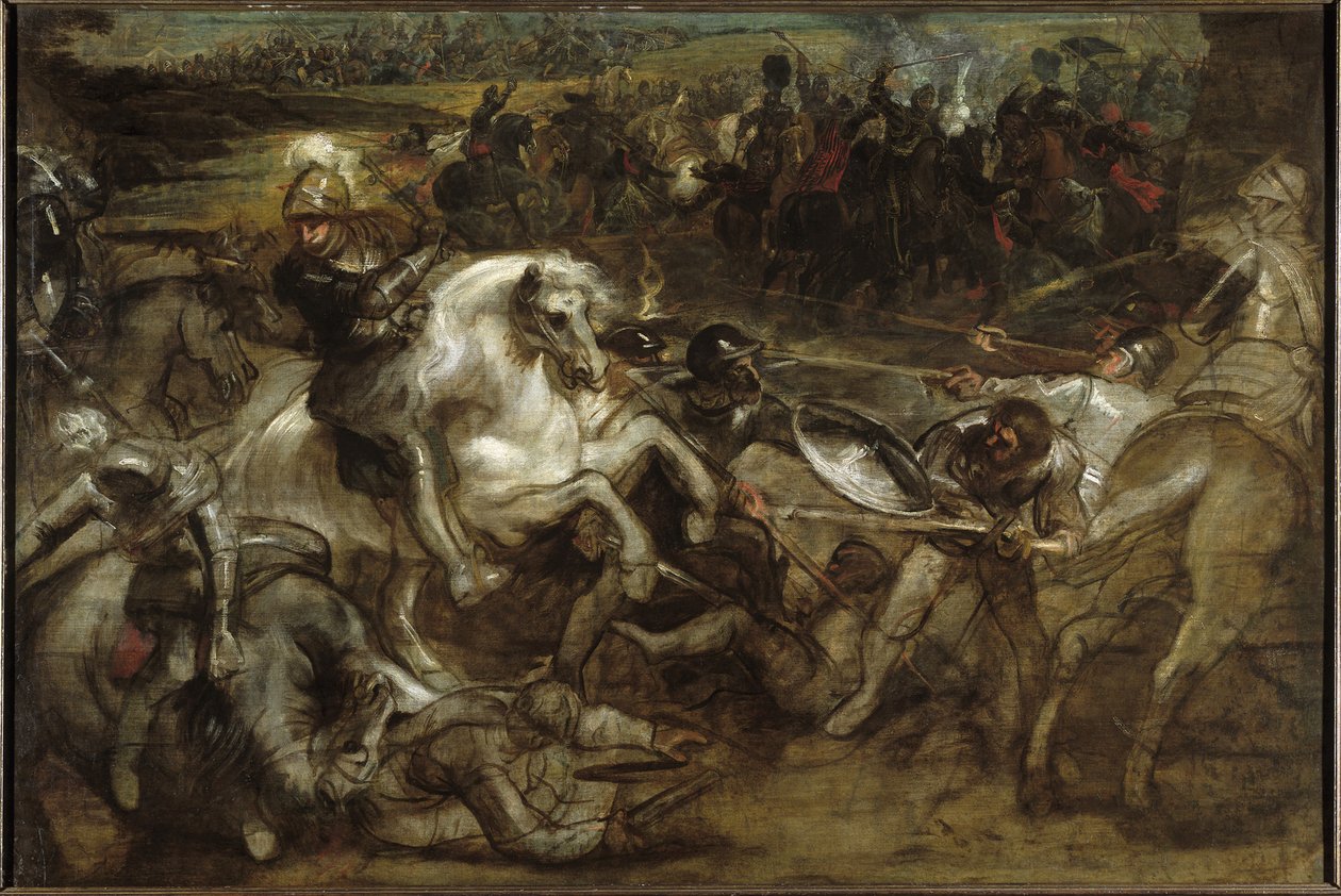 Henry IV i slaget ved Ivry, 1628-1630. av Pieter Paul Rubens