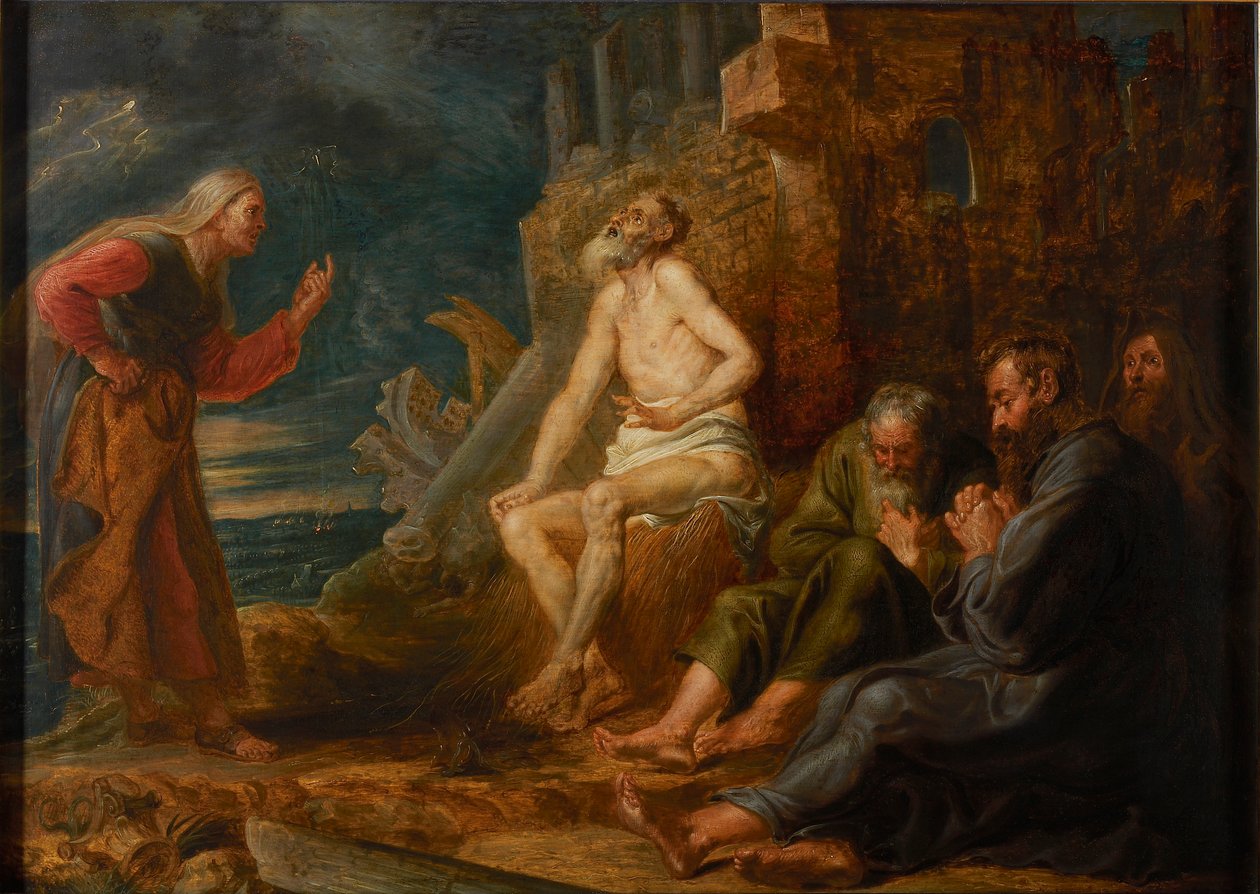 Job on the Dung Heap, 1650. av Pieter Paul Rubens