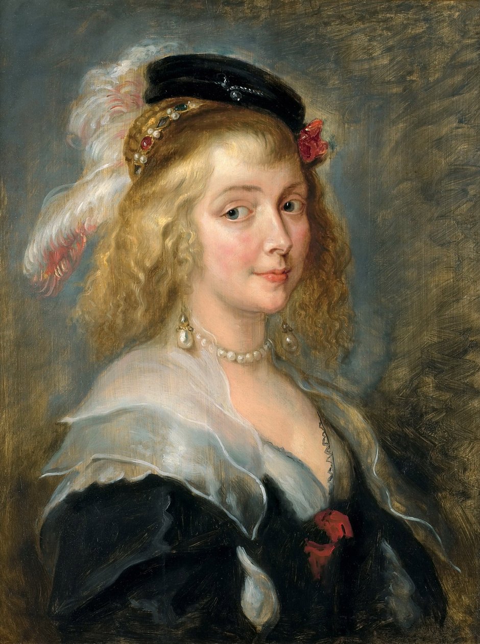 Portrett av Hélène Fourment, 1640. av Peter Paul Rubens