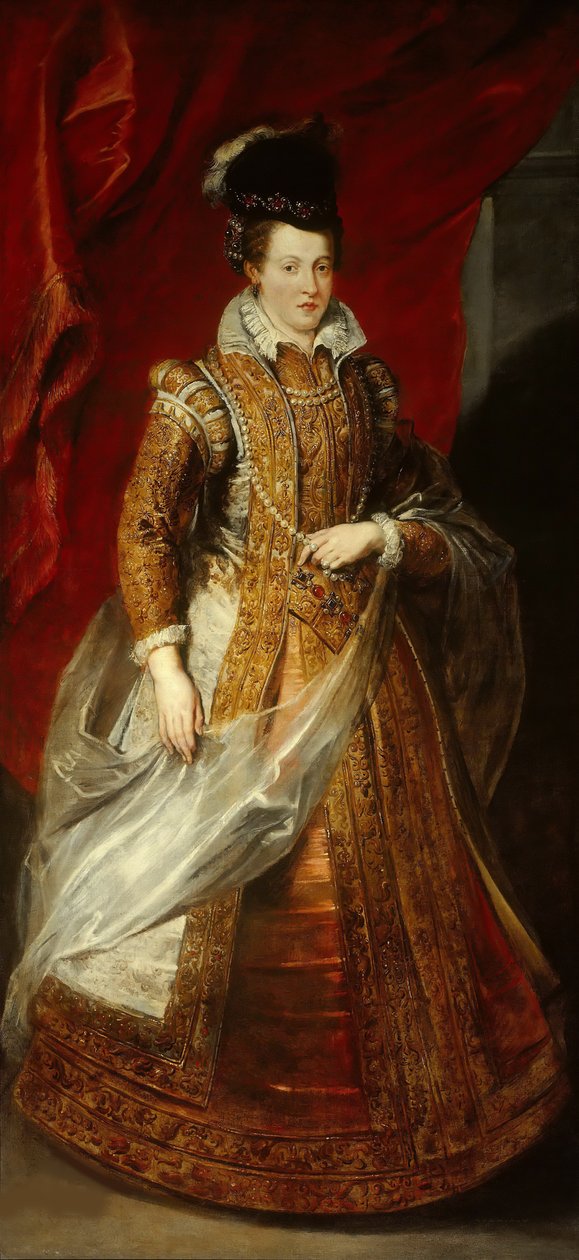 Portrett av Joanna av Østerrike 1547-1578, storhertuginne av Toscana, mellom 1621 og 1625. av Pieter Paul Rubens
