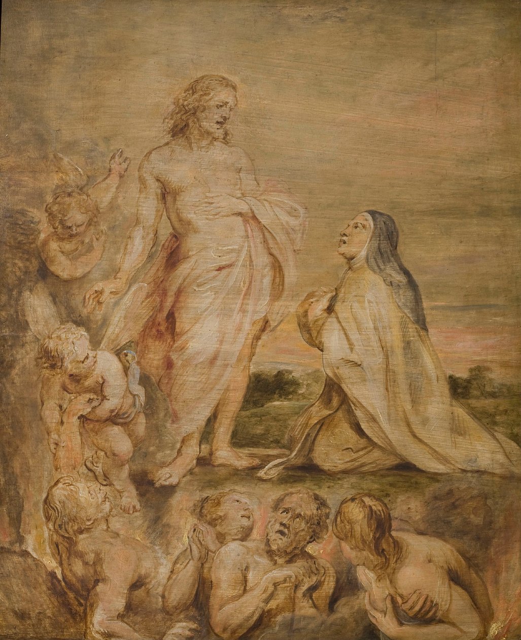 Visjonen til den hellige Teresa av Avila, ca. 1635. av Pieter Paul Rubens