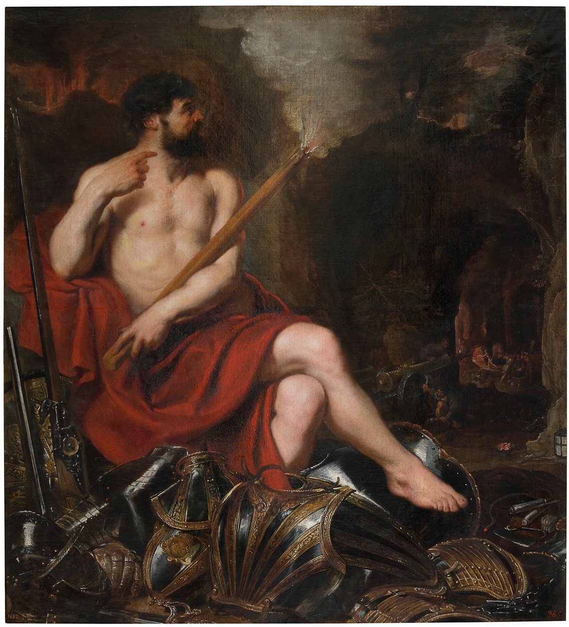 Vulkan og ilden, 1600-tallet. av Pieter Paul Rubens