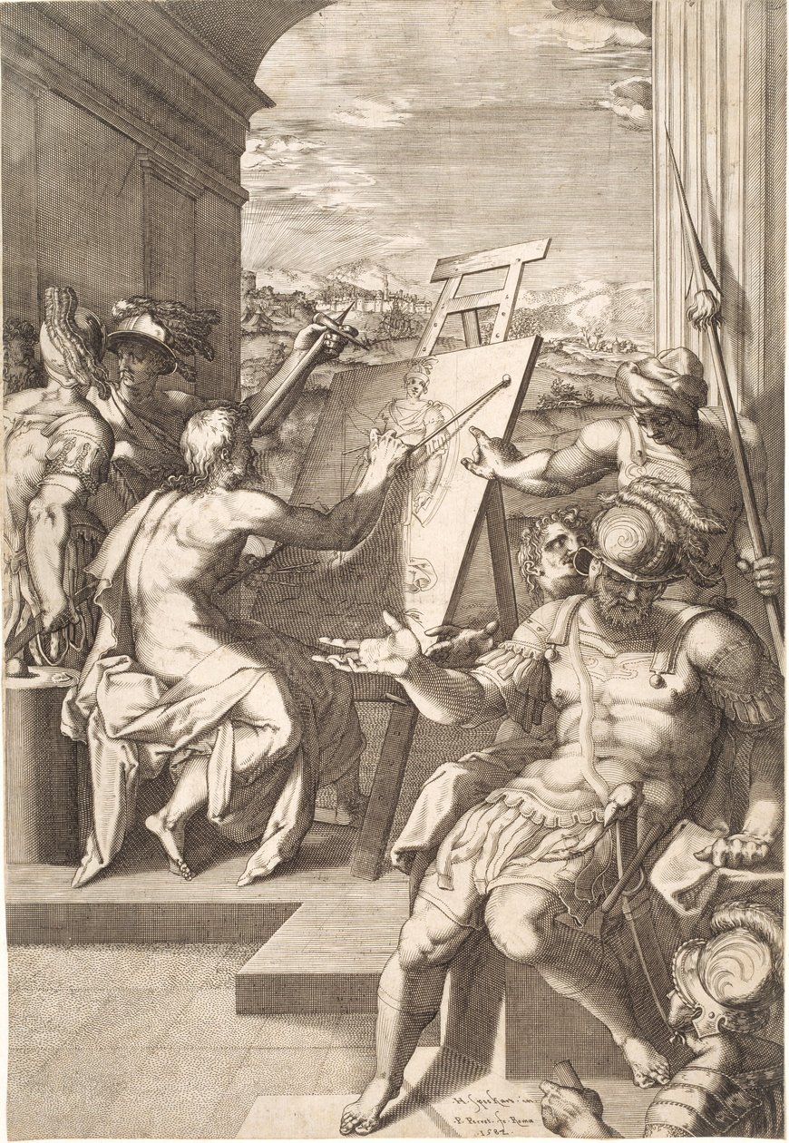 Allegori over malerkunsten av Pieter Perret
