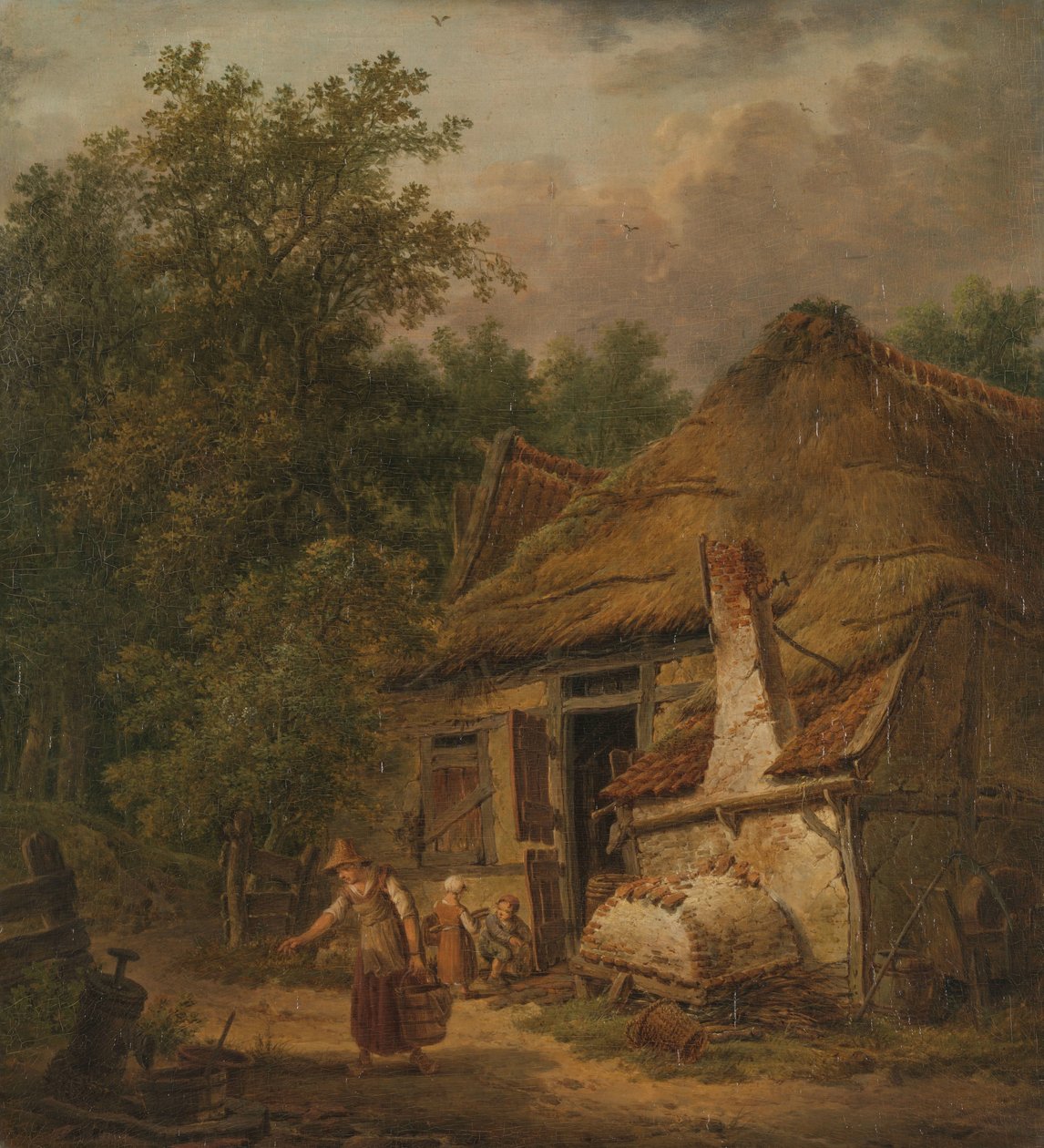 Våningshus nær Helvoirt av Pieter Pietersz. Barbiers