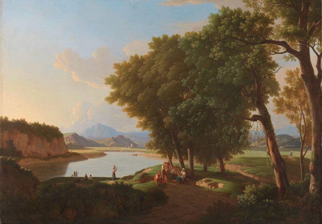 Aqua Cetosa nær Roma av Pieter Rudolph Kleijn