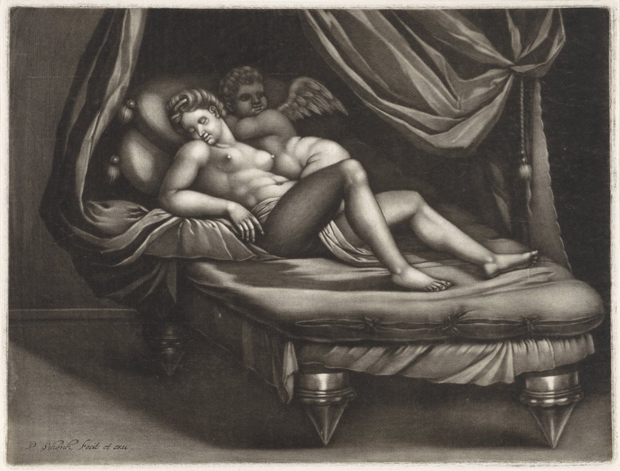 Amor og Psyche av Pieter Schenk (I)