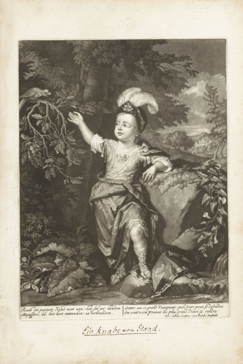 Portrett av Charles Fitzroy, hertugen av Grafton av Pieter Schenk (I)