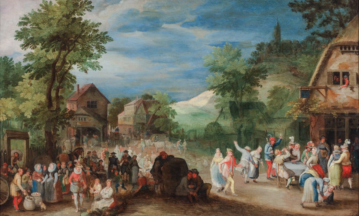 En landsbymesse av Pieter Schoubroeck