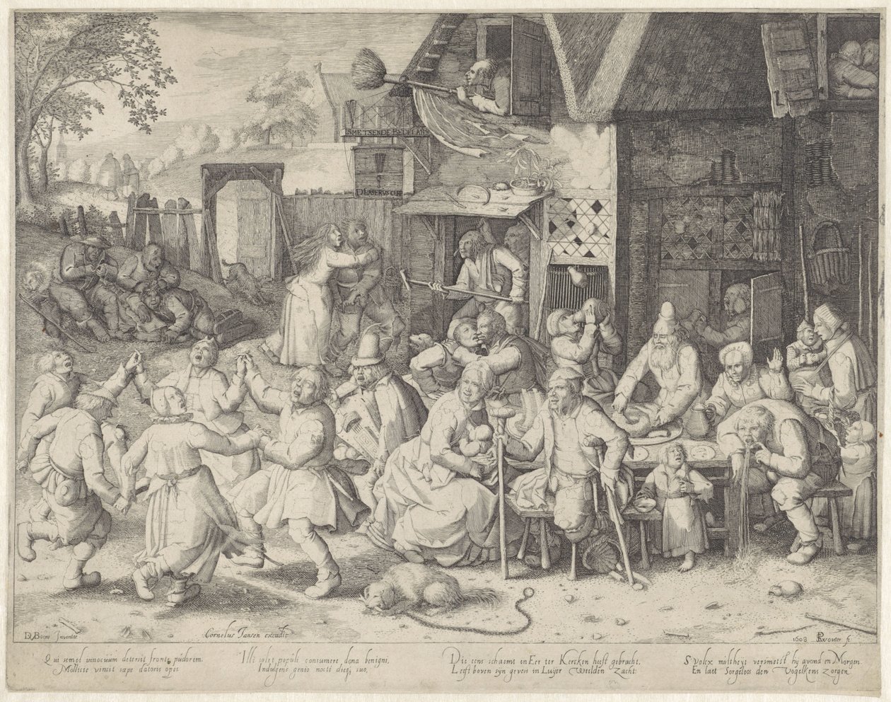 Brassing Beggars Slamming Beggars (Lazarus Valve) (tittel på objekt) av Pieter Serwouters