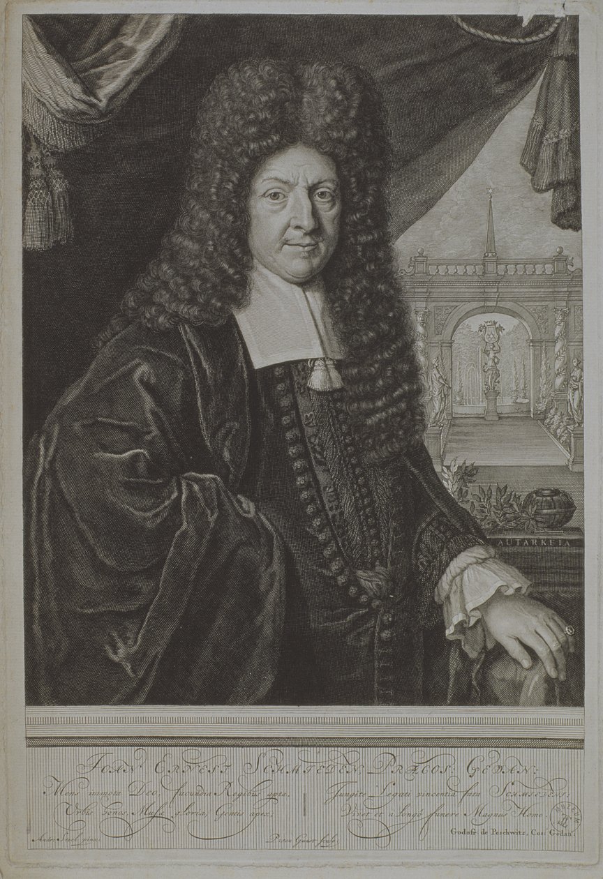 Jan Ernest Schmieden (1626-1707) 1707 av Pieter Stevens van Gunst