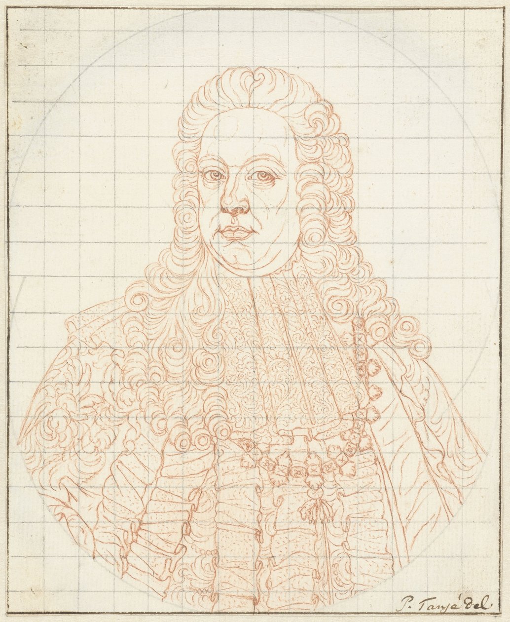 Portrett av Frans I Stephanus, tysk keiser av Pieter Tanjé