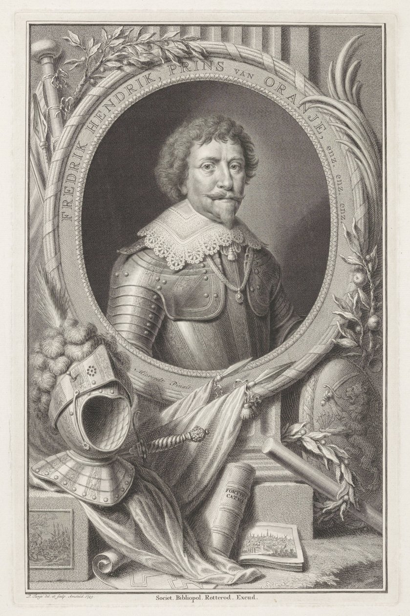 Portrett av Frederik Hendrik, Prince of Orange av Pieter Tanjé