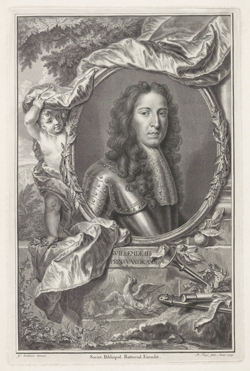 Portrett av William III, Prince of Orange av Pieter Tanjé