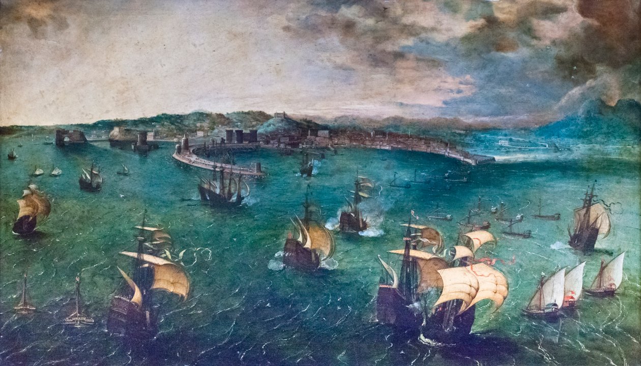 Kamp i Napoli-bukten av Pieter Bruegel the Elder