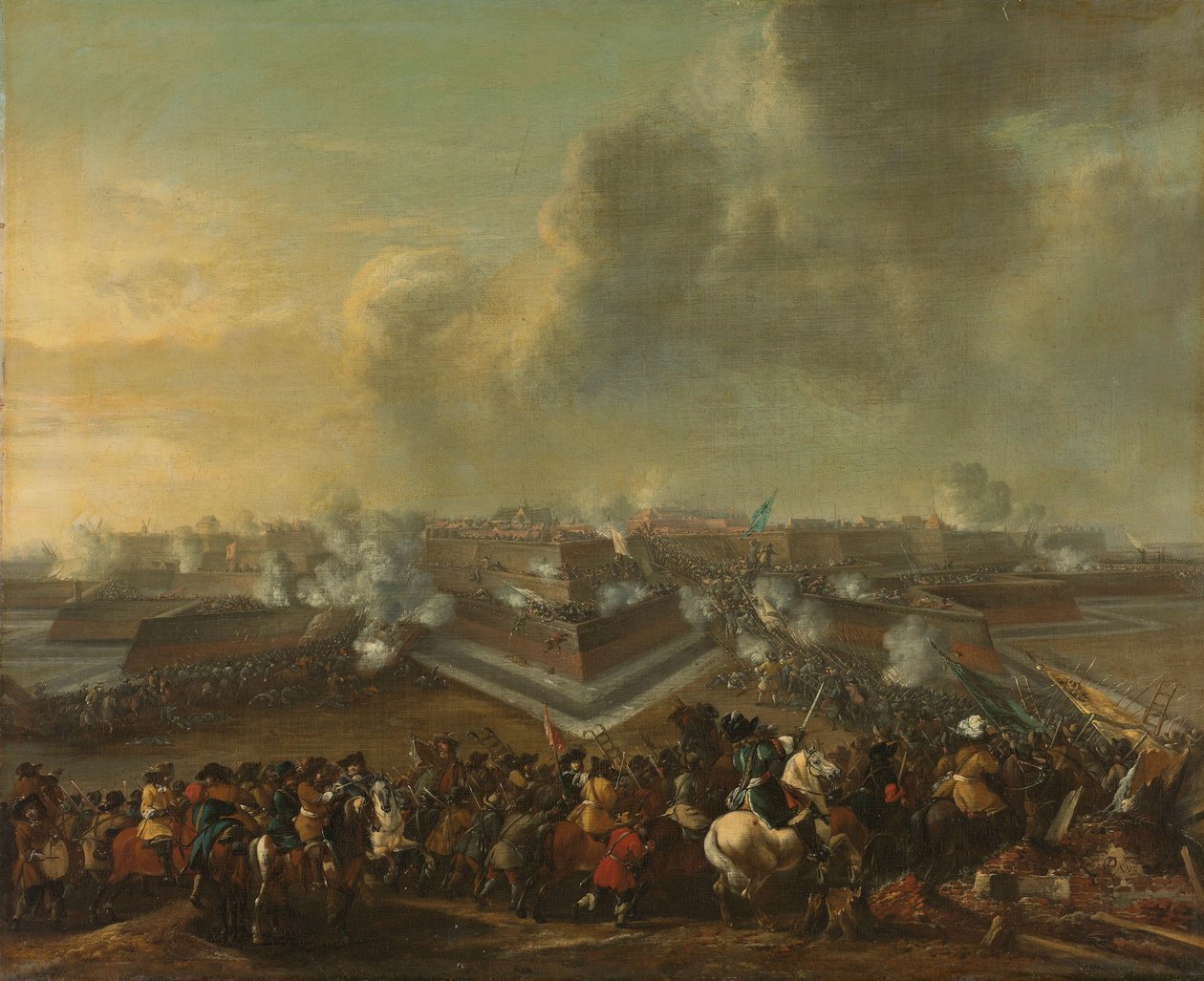 Angrep på byen Coevorden, 30. desember 1672 av Pieter Wouwerman