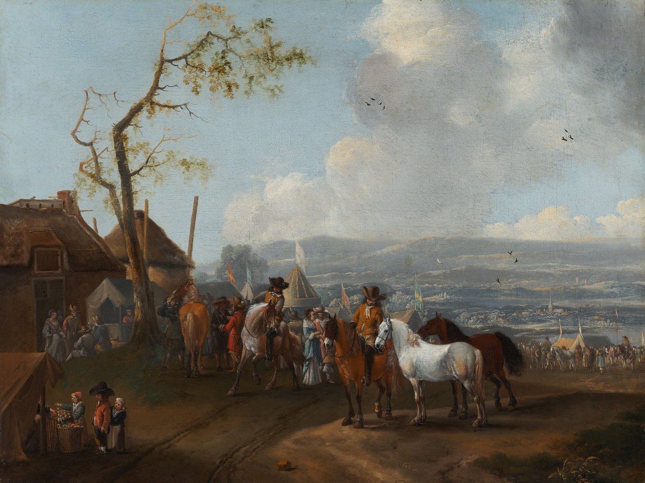  av Pieter Wouwermans or Wouwerman
