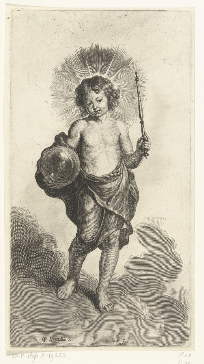 Kristusbarn med klode og septer av Pieter de Bailliu (I) (possibly)