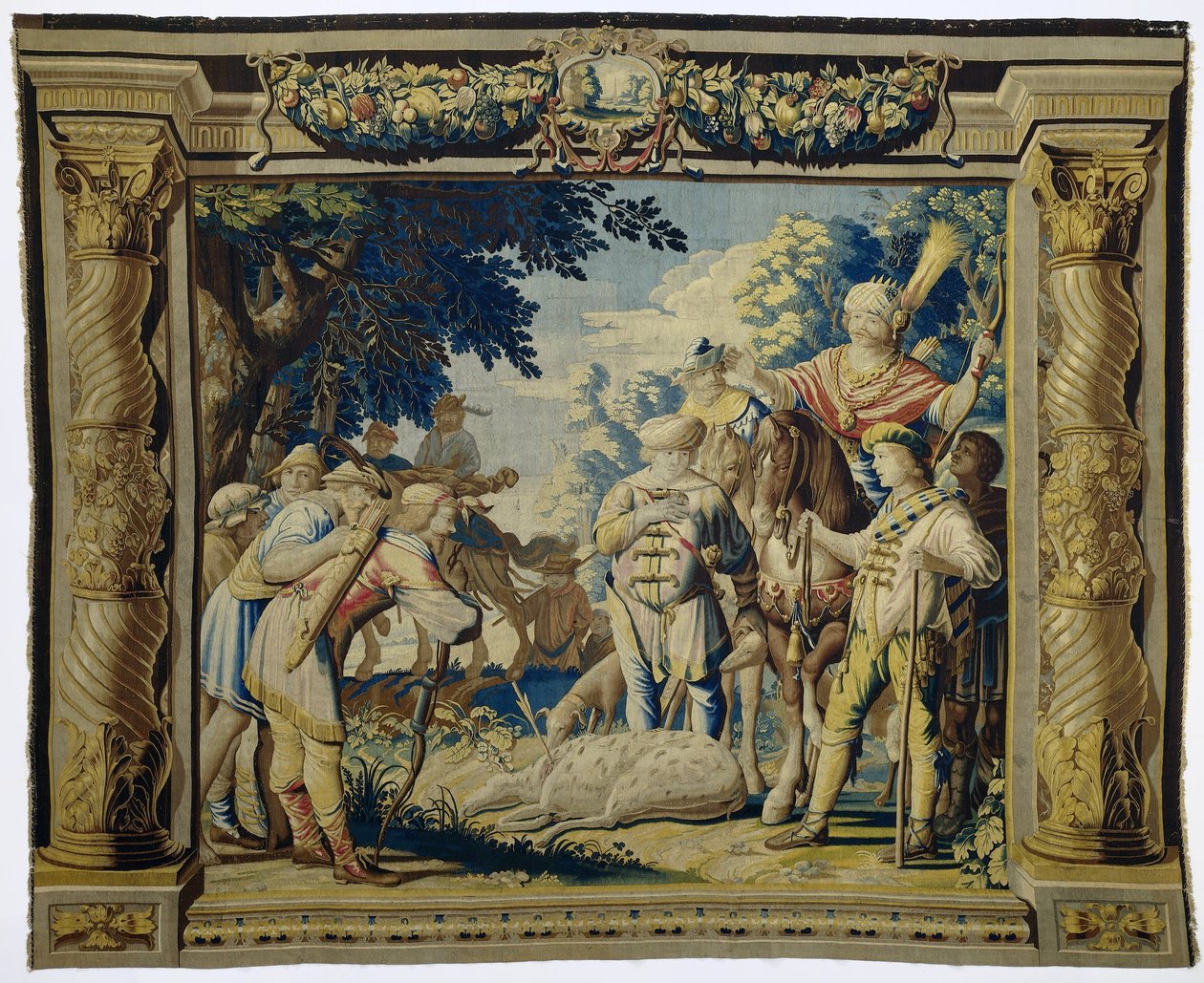 Døden til en hjort dedikert til Artemis The History of Iphigenia and Orestes (serietittel) av Pieter de Cracht