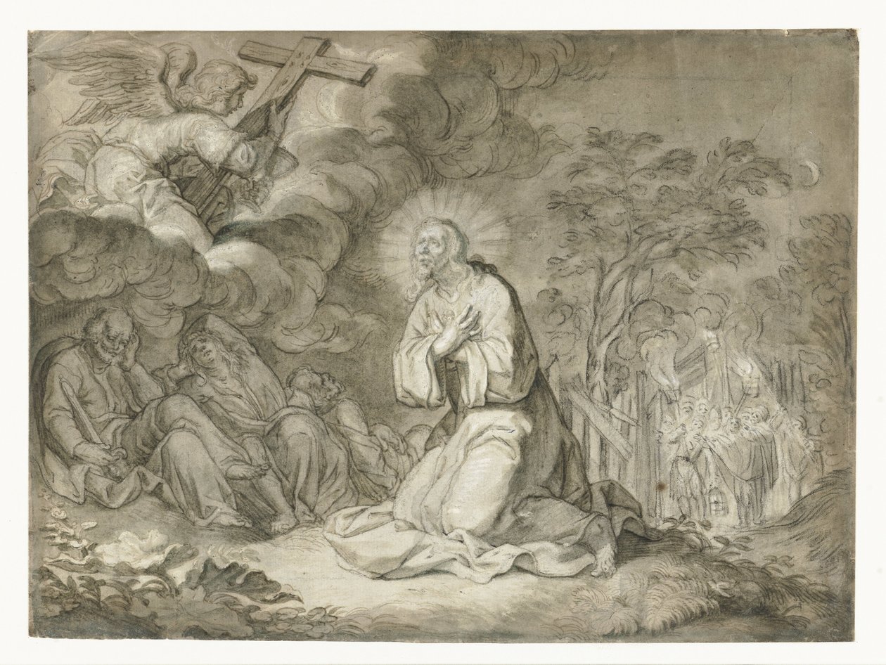 Kristus i Oljehagen av Pieter de Jode (I)