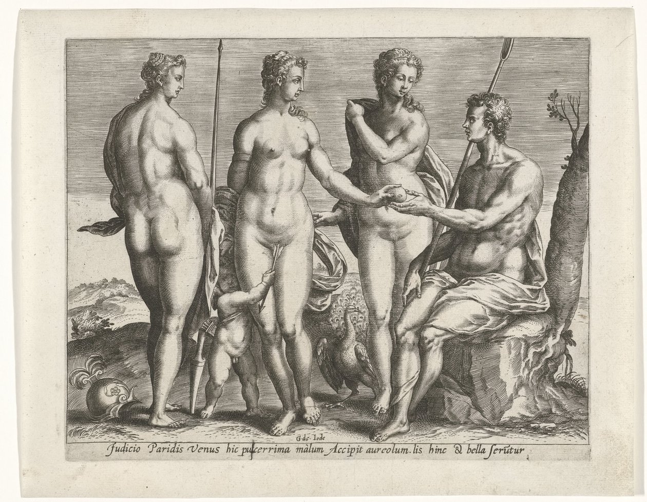 Paris-dommen av Pieter de Jode (I)