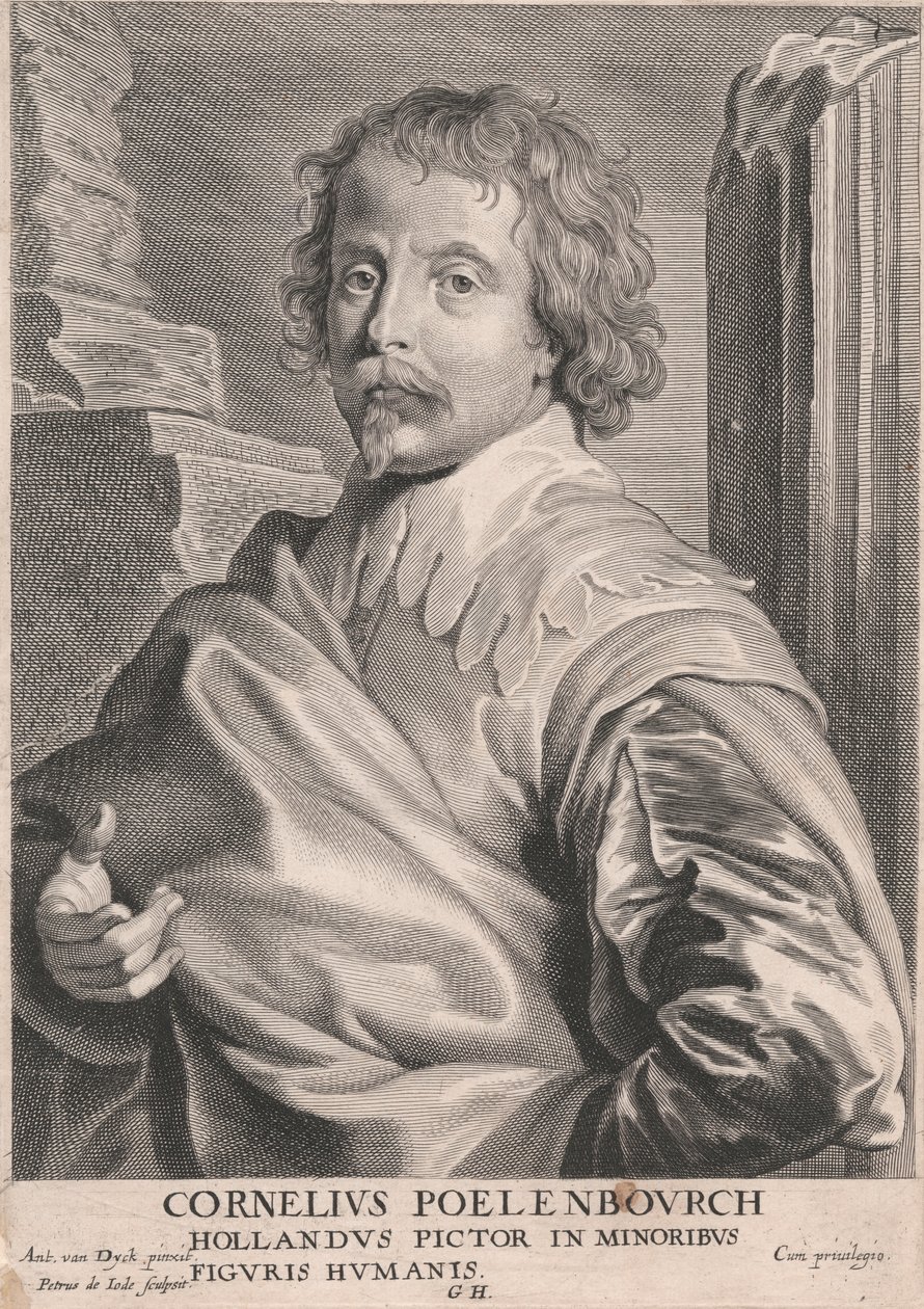 Cornelius Poelenbourch, nederlandsk maler i mindreårige, menneskelige figurer av Pieter de Jode