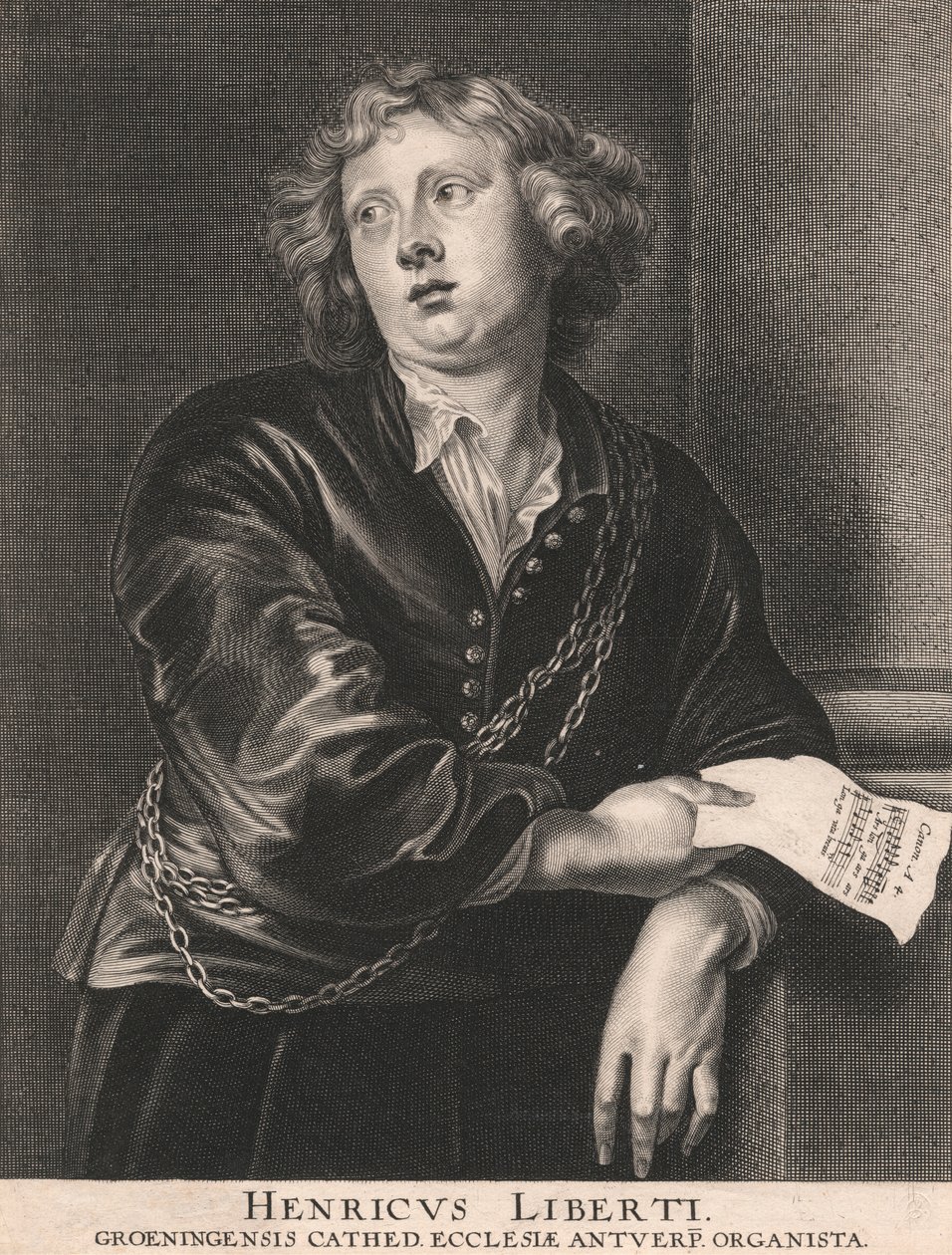 Henricus Liberti, Groeningensis kated. Antwerpen kirke Organist av Pieter de Jode