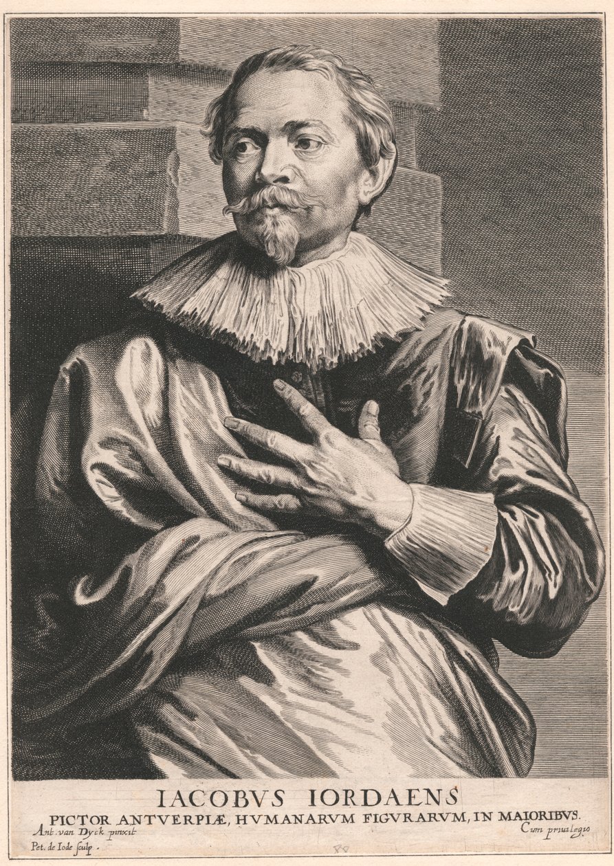 Jacobus Jordaens, maler av Antwerpen, av menneskelige figurer, i majors av Pieter de Jode