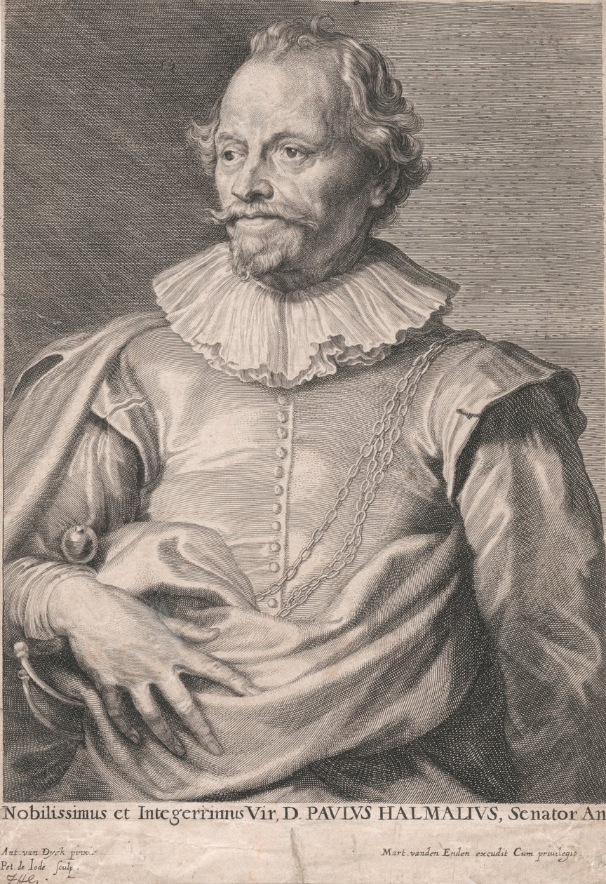 Den mest edle og ærefulle mann, D. Paulus Halmalius, senator Ant. av Pieter de Jode