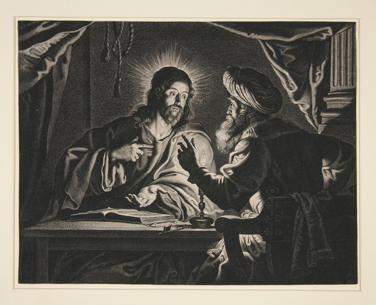 Kristus og Nikodemus av Pieter de Jode II