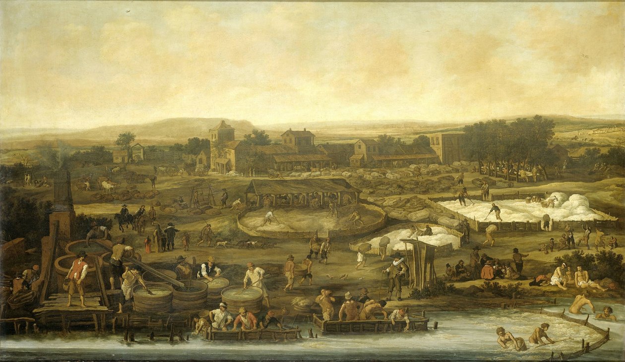 Ullproduksjon av Pieter de Molijn