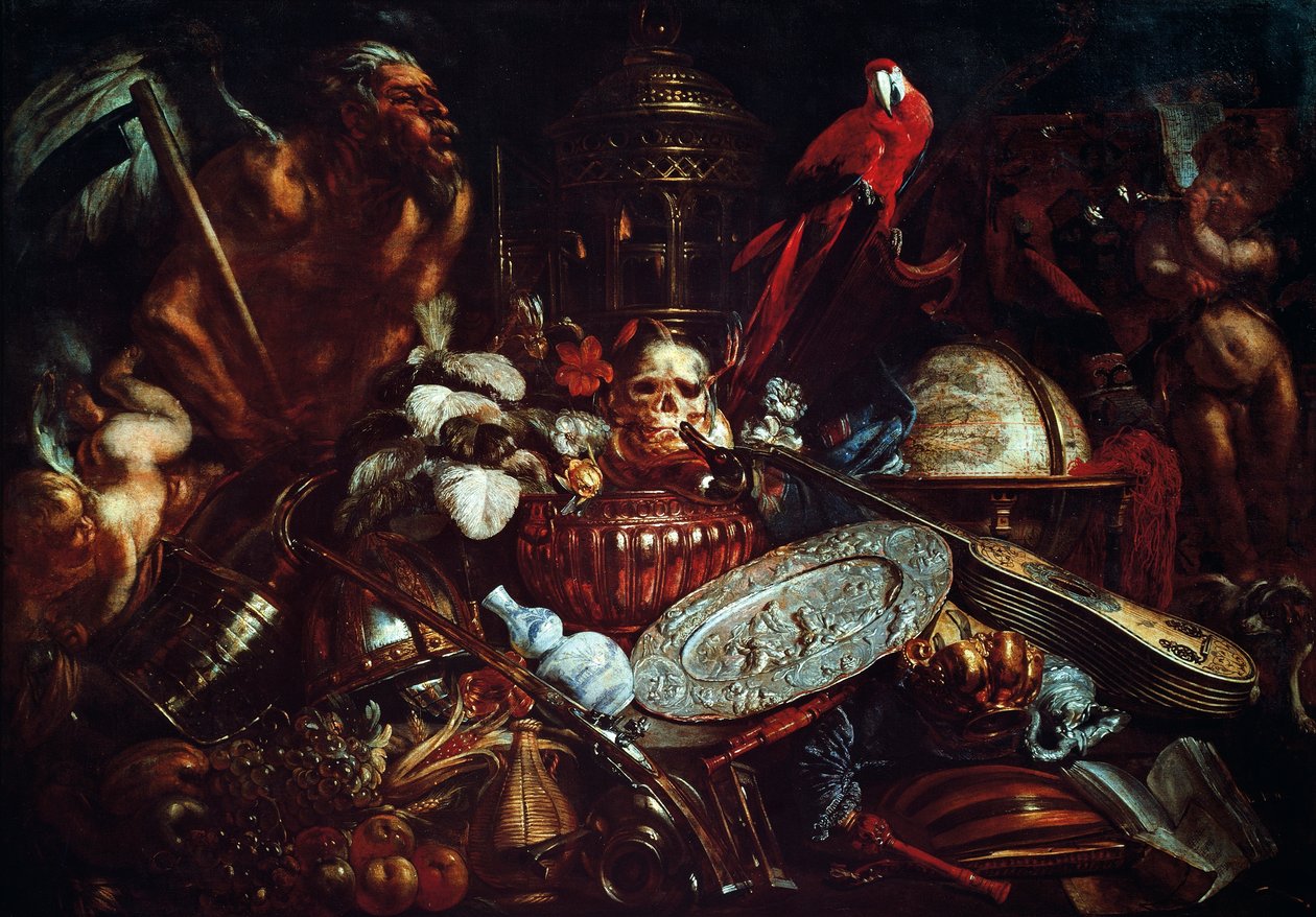 Vanitas, av Pieter Boel (1622-1674), olje på lerret av Pieter or Peter Boel