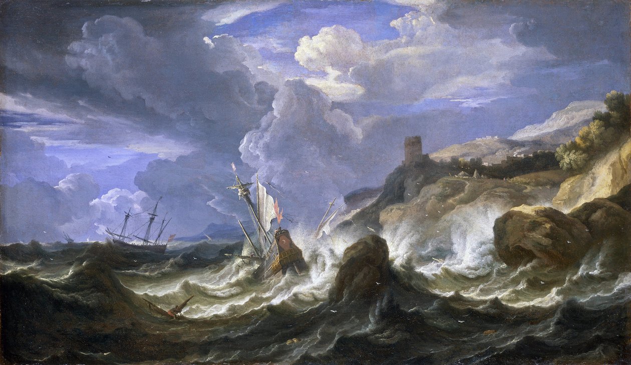  av Pieter the Younger (1637 1701) Mulier