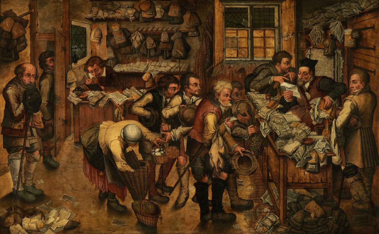 Bondeadvokaten (olje på panel) av Pieter the Younger (after) Brueghel