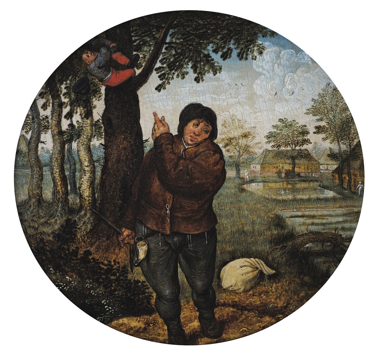 Å rane fugleredet av Pieter Brueghel the Younger